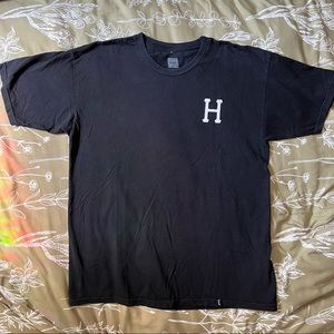 black HUF mens t-shirt